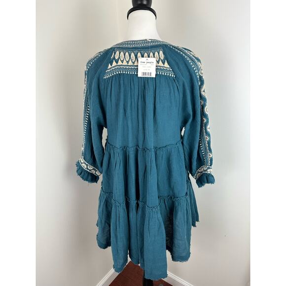 NWT Free People Dreamweaver Embroidered Tunic - Size XS - Picture 5 of 9
